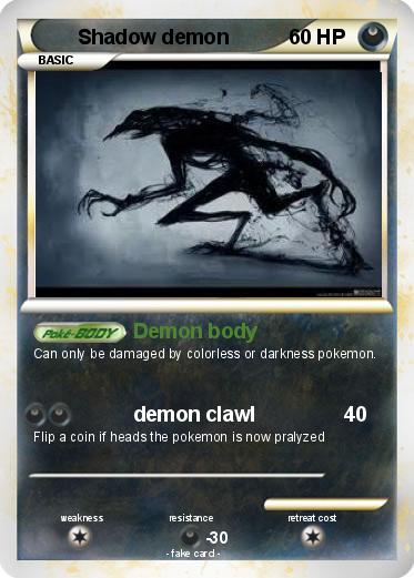 Pokemon Shadow demon