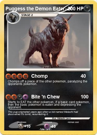 Pokemon Puggess the Demon Eater