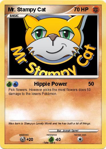 Pokemon Mr. Stampy Cat