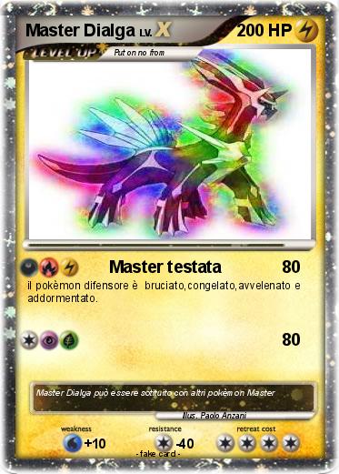 Pokemon Master Dialga