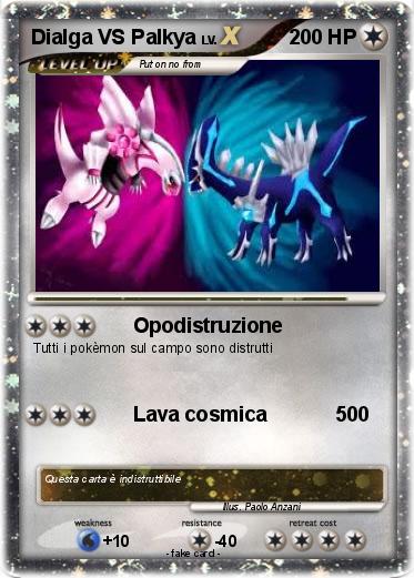 Pokemon Dialga VS Palkya