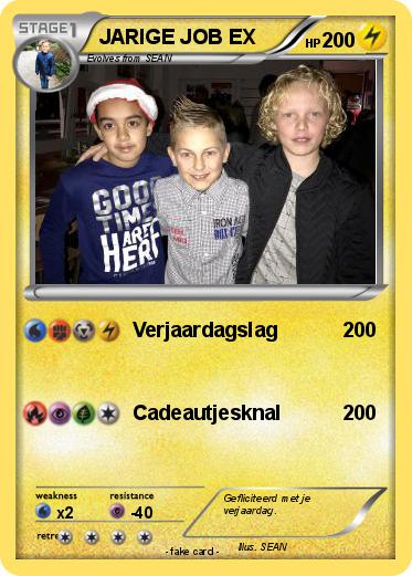 Pokemon JARIGE JOB EX