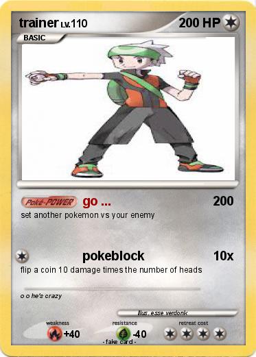 Pokemon trainer