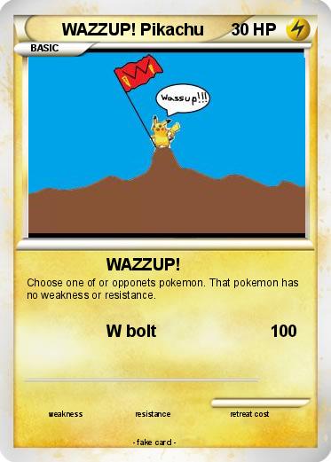 Pokemon WAZZUP! Pikachu