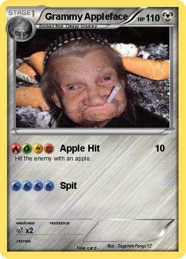 Pokemon Grammy Appleface