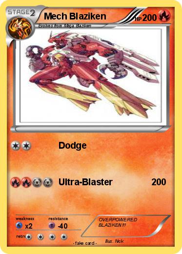 Pokemon Mech Blaziken