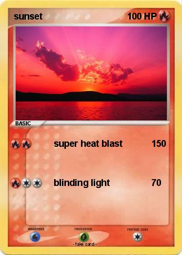 Pokemon sunset