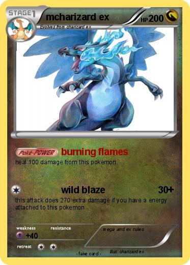 Pokemon mcharizard ex