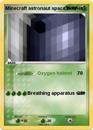 Pokemon Minecraft astronaut space helmet