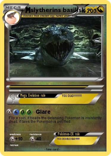 Pokemon slytherins basilisk
