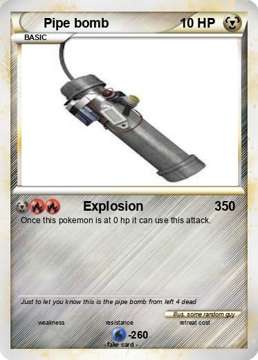 Pokemon Pipe bomb