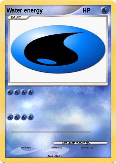 Pokemon Water energy