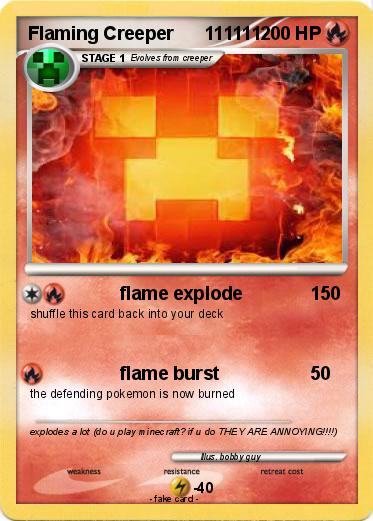 Pokemon Flaming Creeper      111111