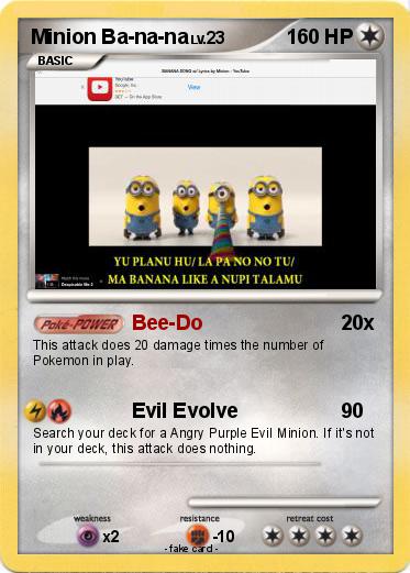 Pokemon Minion Ba-na-na