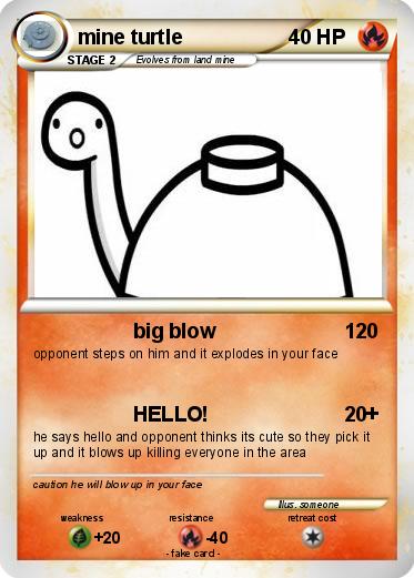 Pokemon mine turtle