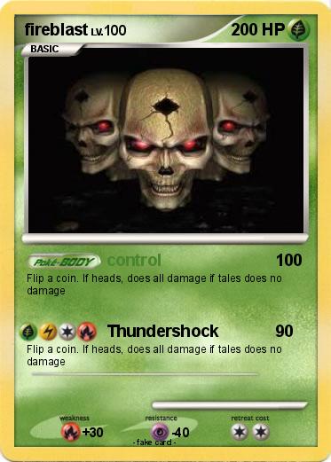Pokemon fireblast