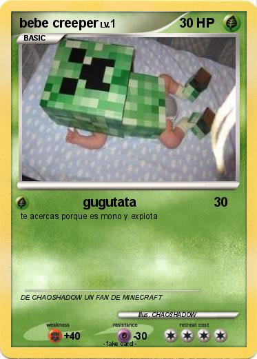 Pokemon bebe creeper