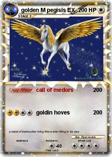 Pokemon golden M pegisis EX