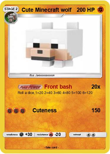 Pokemon Cute Minecraft wolf