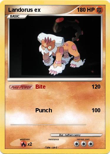 Pokemon Landorus ex