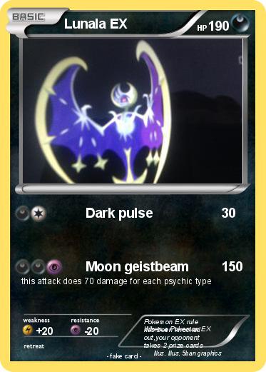 Pokemon Lunala EX