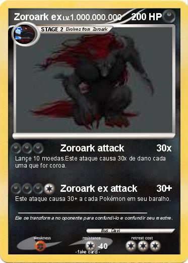 Pokemon Zoroark ex