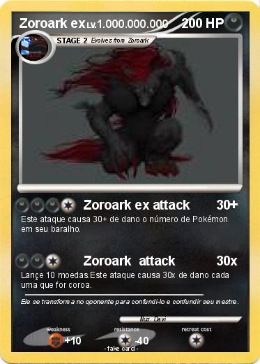 Pokemon Zoroark ex