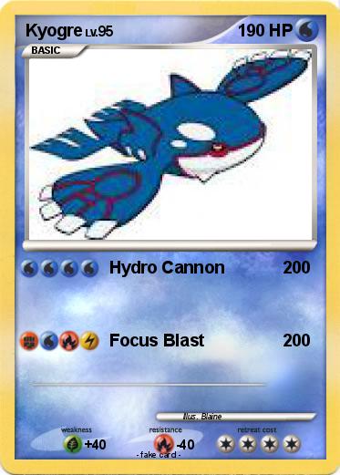 Pokemon Kyogre