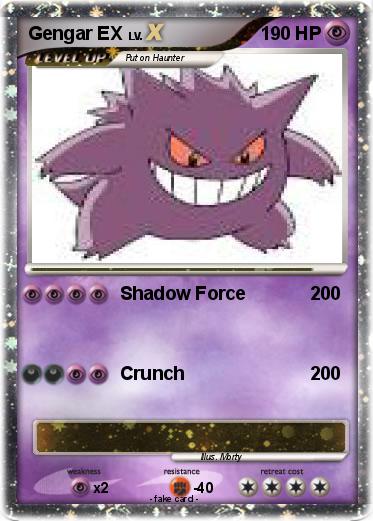 Pokemon Gengar EX