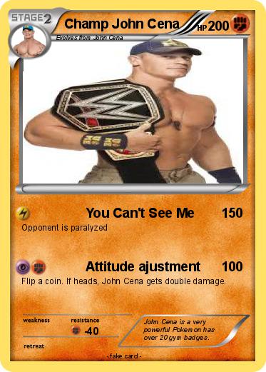 Pokemon Champ John Cena