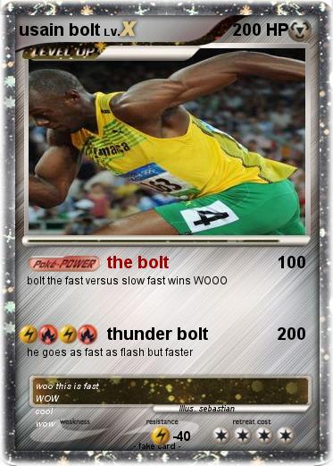 Pokemon usain bolt