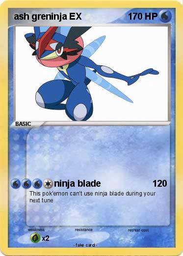 Pokemon ash greninja EX
