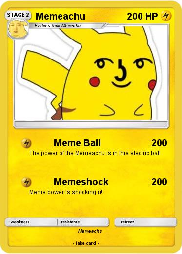 Pokemon Memeachu