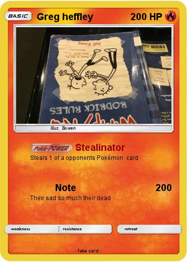 Pokemon Greg heffley