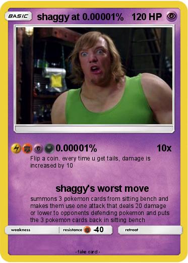 Pokemon shaggy at 0.00001%