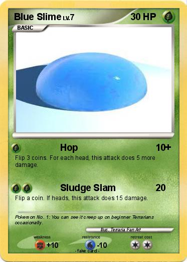 Pokemon Blue Slime