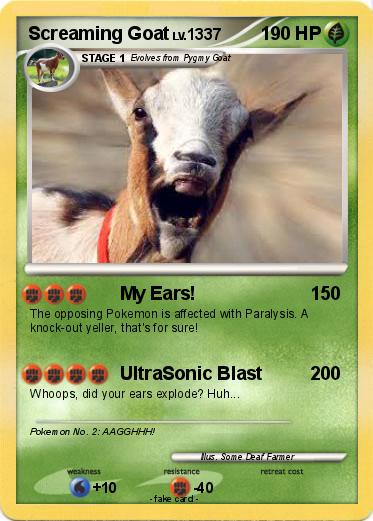 Pokemon Screaming Goat