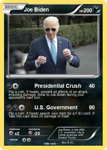 Pokemon Joe Biden