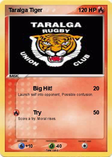 Pokemon Taralga Tiger