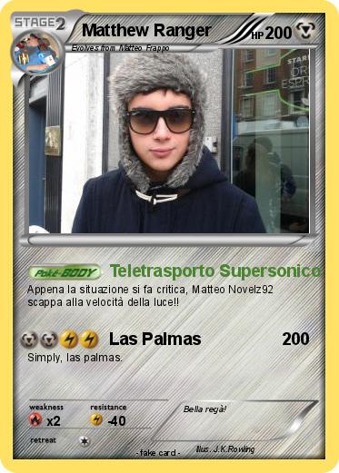Pokemon Matthew Ranger