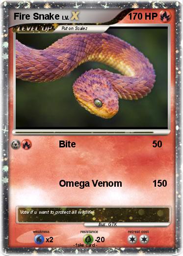 Pokemon Fire Snake