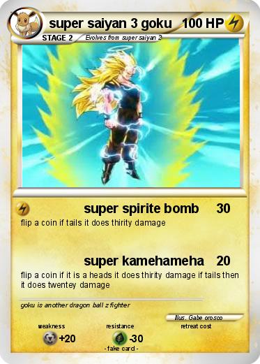 Pokemon super saiyan 3 goku