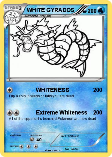 Pokemon WHITE GYRADOS