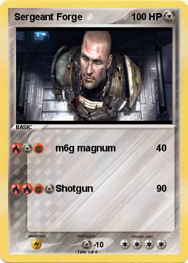 Pokemon Sergeant Forge