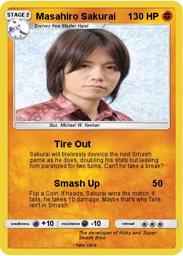 Pokemon Masahiro Sakurai