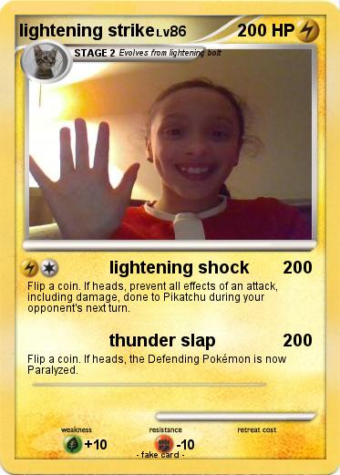 Pokemon lightening strike
