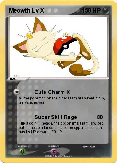 Pokemon Meowth Lv X