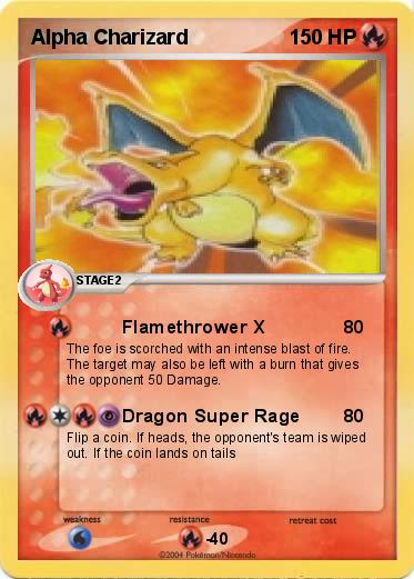Pokemon Alpha Charizard