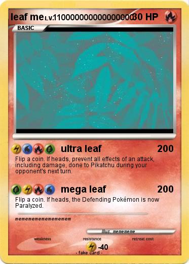 Pokemon leaf me