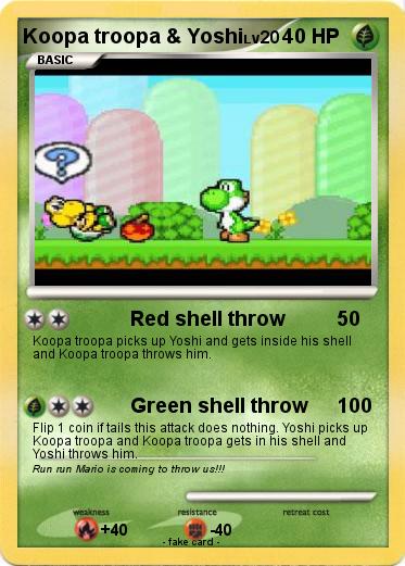 Pokemon Koopa troopa & Yoshi